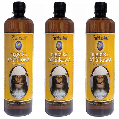 3x Zablocka Salt Mist 950ml para inalação em inaladores