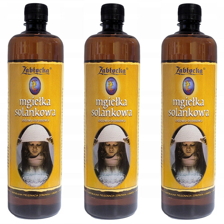 3x Zablocka Salt Mist 950ml para inalação em inaladores