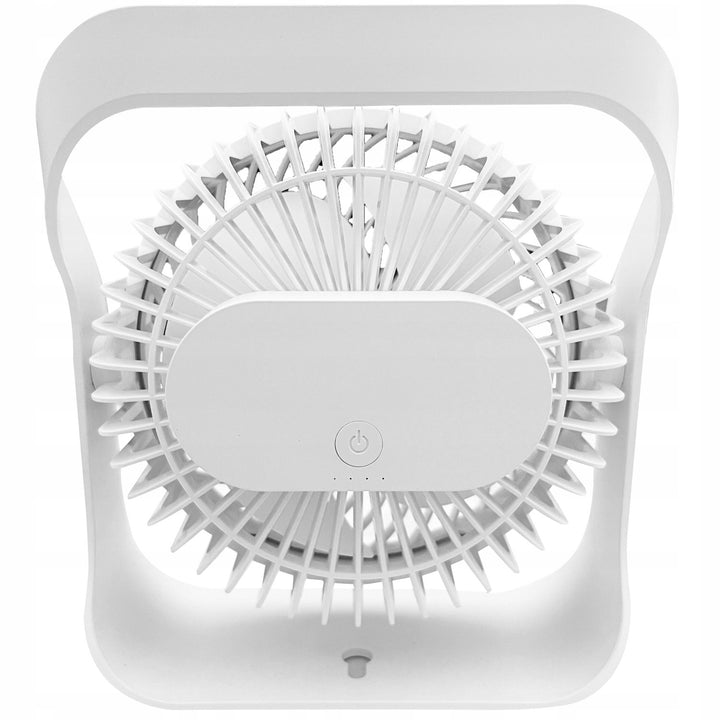 LTC LXWB16 Ventilador de escritorio inalámbrico, carga USB C, 4 niveles de velocidad, batería de 2000 mAh