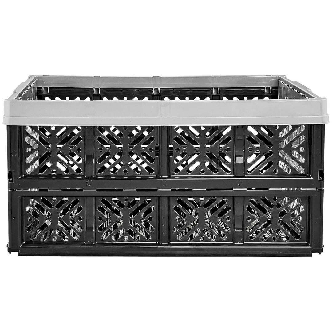 Cesto de plástico dobrável Keeper, 32L, cinzento-preto