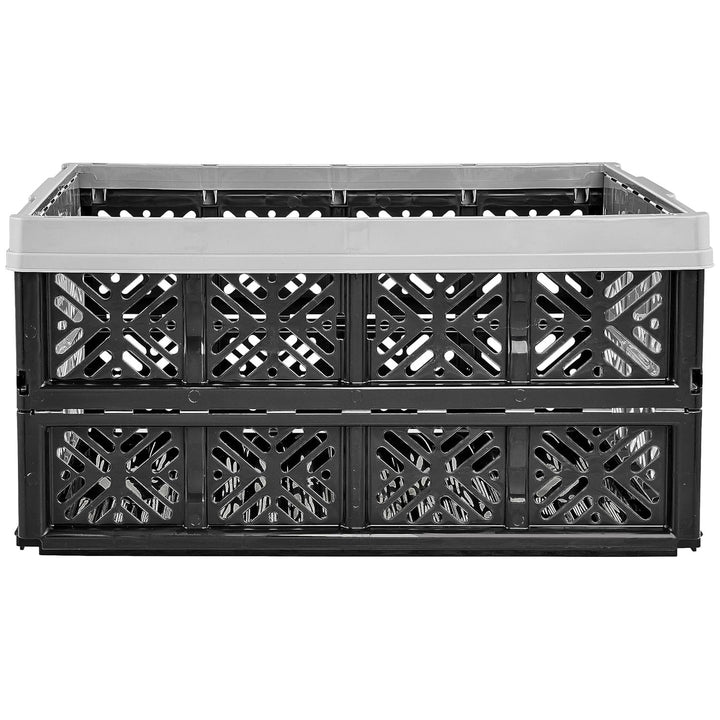 Cesto de plástico dobrável Keeper, 32L, cinzento-preto