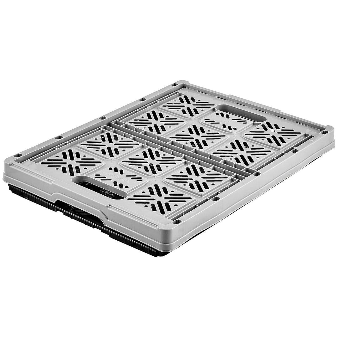Cesto de plástico dobrável Keeper, 32L, cinzento-preto