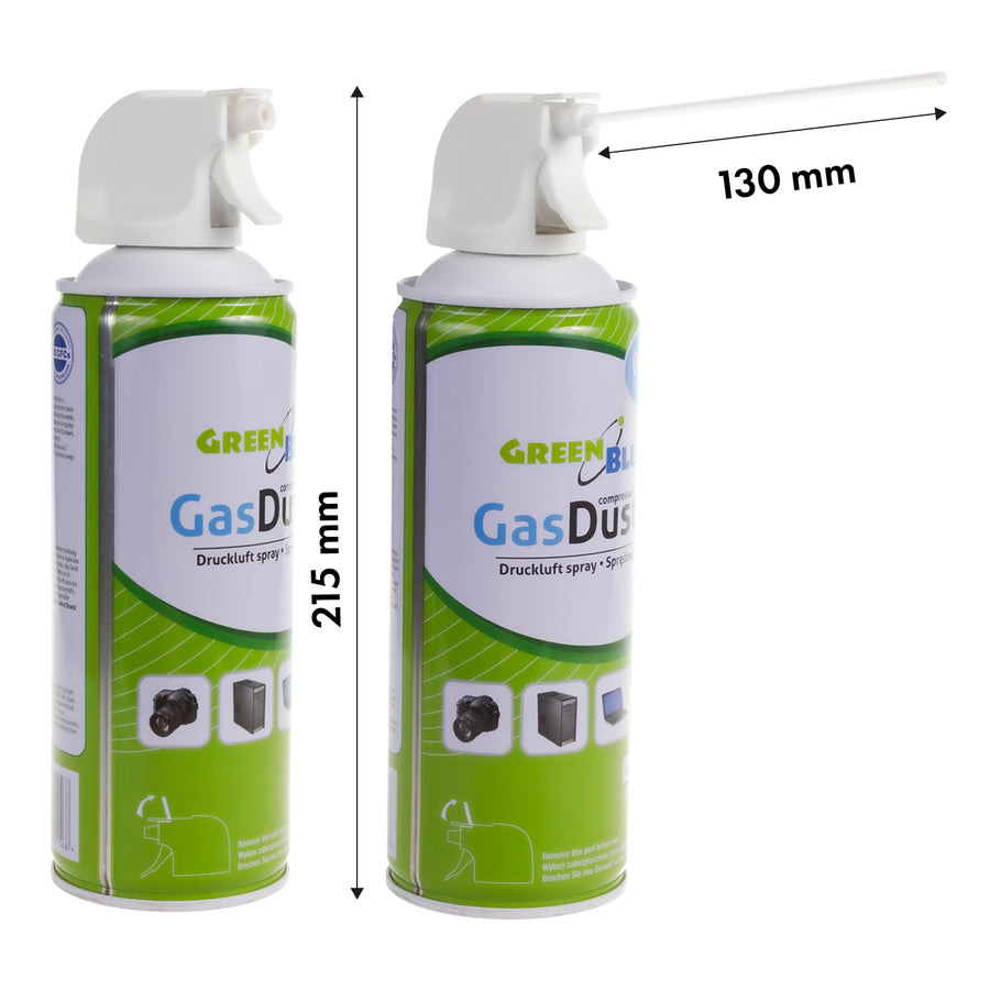Pulverizador de pistola de ar comprimido GreenBlue GB400 400ml - Pulverizador de pistola, 4 peças