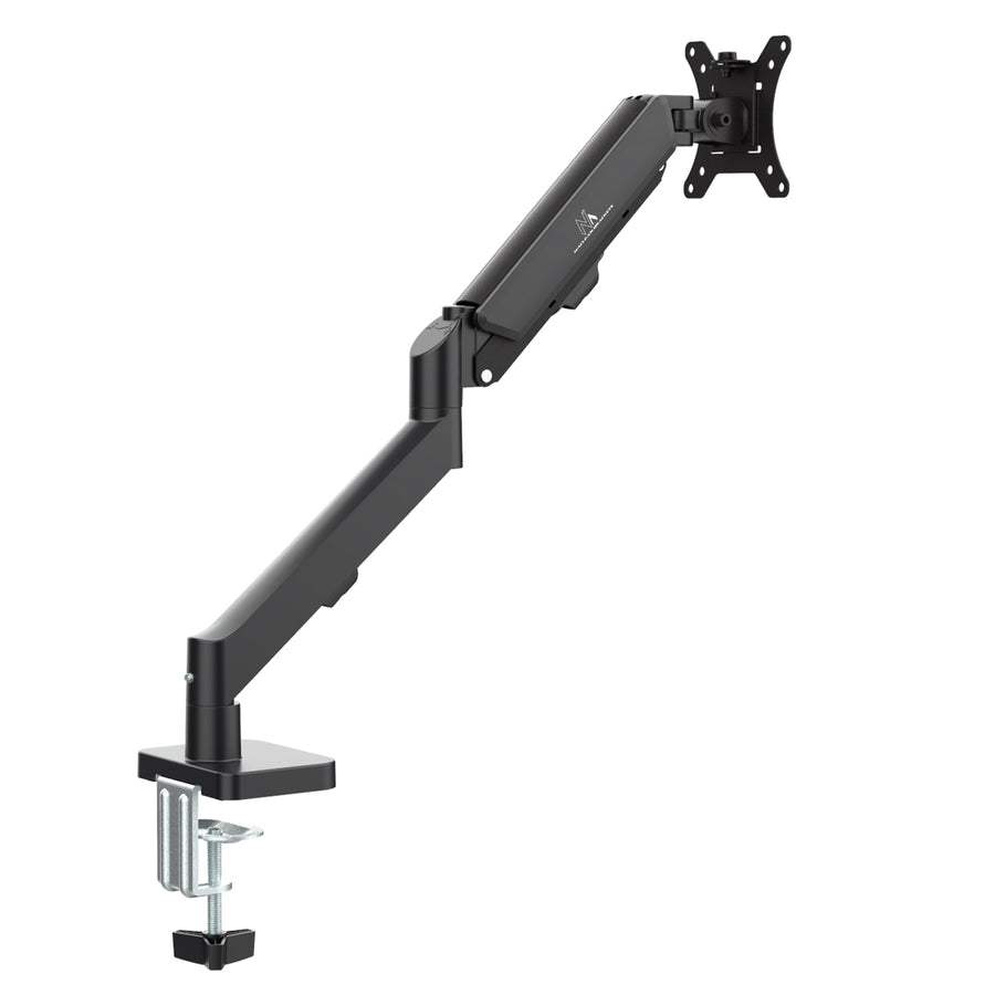Soporte de monitor Maclean, resorte de gas, 17"-32", 2-10kg, negro, MC-133