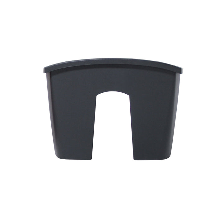 Maceta para barandilla de balcón DCRO600 - Antracita, capacidad 18L, 2 piezas