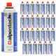 Cartucho de gás Alpentech 450ml, compatível com EN417, isobutano, sistema EPS, IK301, 28 peças