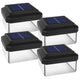 Poste de iluminação solar LED GreenBlue GB127, 80x80 mm, cobertura, 4 peças