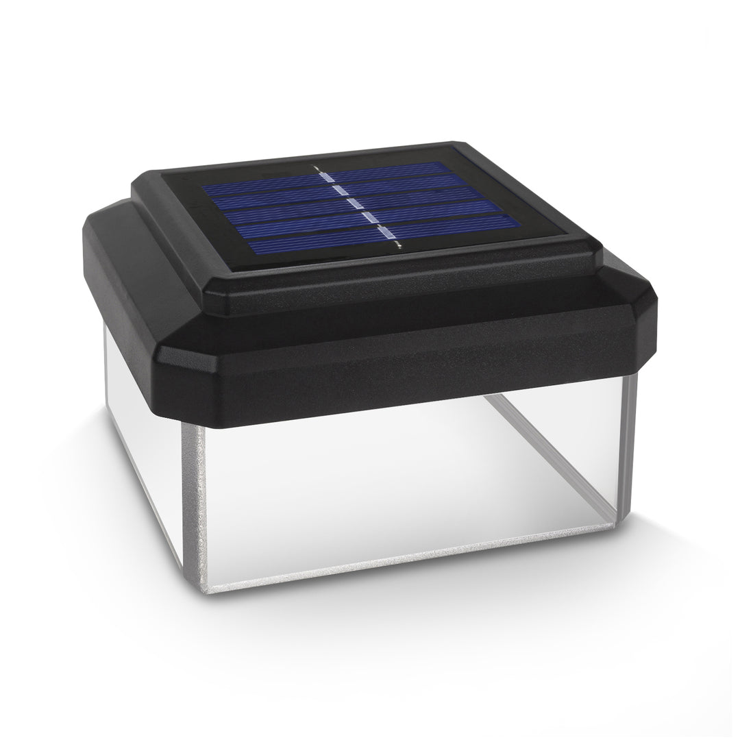 Poste de iluminação LED solar GreenBlue GB126, 60x60 mm, cobertura superior, pacote de 4