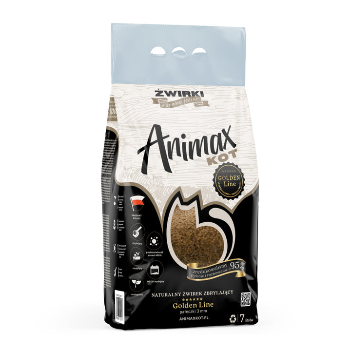 Cama sanitária, Animax Golden Line 3mm, rolos pequenos, bolsa 7L