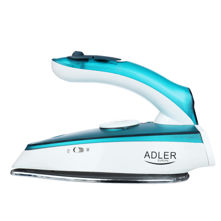 Plancha turística Adler, con vapor, mango plegable, potencia 1700W, AD 5035