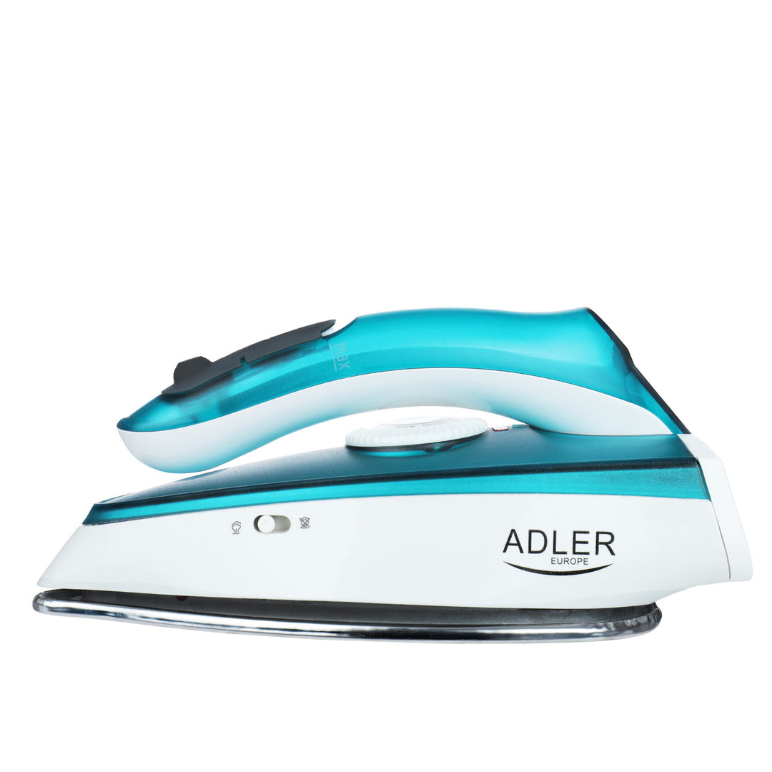 Plancha turística Adler, con vapor, mango plegable, potencia 1700W, AD 5035