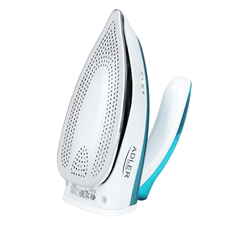 Plancha turística Adler, con vapor, mango plegable, potencia 1700W, AD 5035