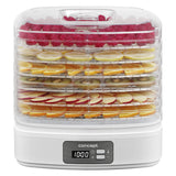 Concept Deshidratador, Secador de setas, frutas y hierbas, 260W, 6 tamices, temporizador, SO2080