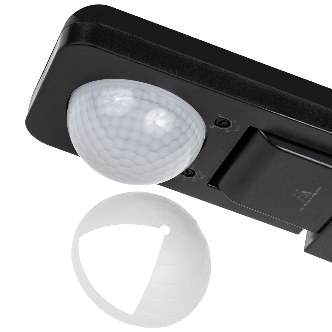 Detector de movimiento Maclean PIR, infrarrojos, IP65, max 2000W, negro, MCE243 B, 2 piezas