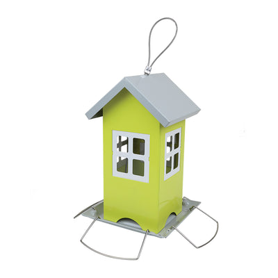 Alimentador metálico - casa, dimensões: largura 20,5 cm, altura 19,5 cm, Greenmill GR2028