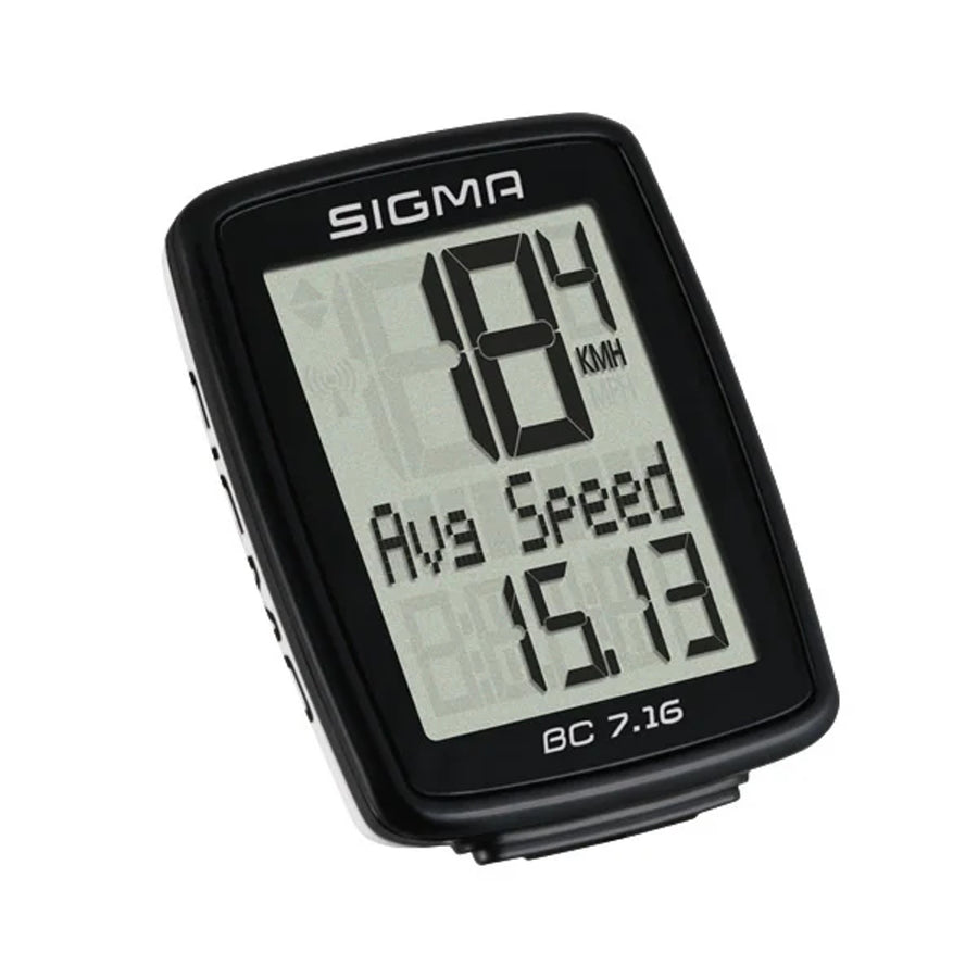 Sigma Contador de ciclos, cableado, arranque/parada, pantalla de tres filas, BC 7.16