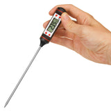 Termómetro/sonda para alimentos, VerdeAzul, longitud de la sonda 15 cm, rango de temp. -50°C a +300°C., precisión 0,1°C, GB178, 3 uds.