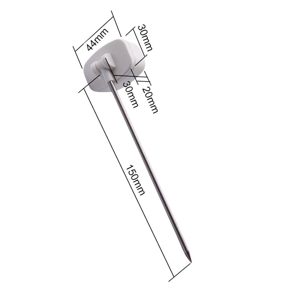 Termómetro/sonda para alimentos, VerdeAzul, longitud de la sonda 15 cm, rango de temperatura -50°C a +300°C., precisión 0,1°C, GB382, 3 piezas