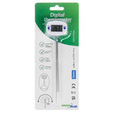 Termómetro/sonda para alimentos, VerdeAzul, longitud de la sonda 15 cm, rango de temperatura -50°C a +300°C., precisión 0,1°C, GB382, 3 piezas