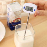 Termómetro/sonda para alimentos, VerdeAzul, longitud de la sonda 15 cm, rango de temperatura -50°C a +300°C., precisión 0,1°C, GB382, 3 piezas
