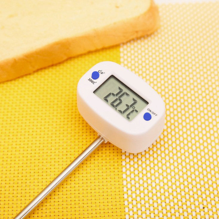 Termómetro/sonda para alimentos, VerdeAzul, longitud de la sonda 15 cm, rango de temperatura -50°C a +300°C., precisión 0,1°C, GB382, 3 piezas