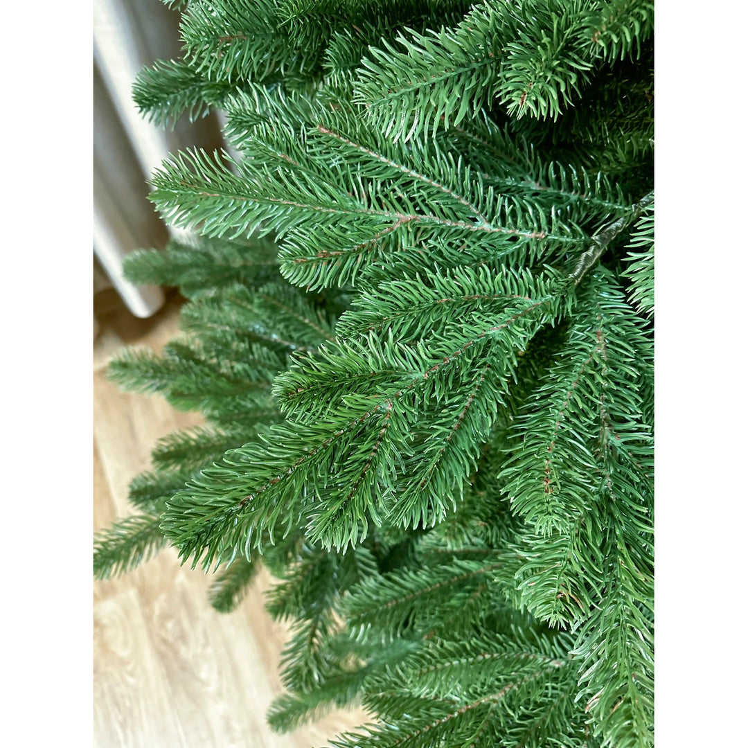 Árbol de Navidad artificial, abeto natural, 100% PE, altura 200 cm