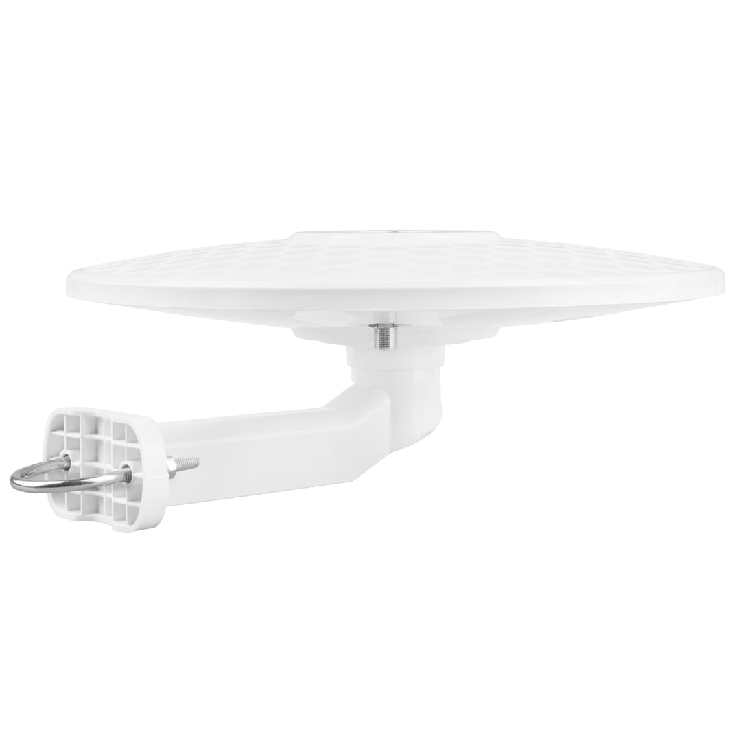 Antena omnidireccional Maclean DVB-T/T2 HEVC, activa, camper, 12V, MCTV-103