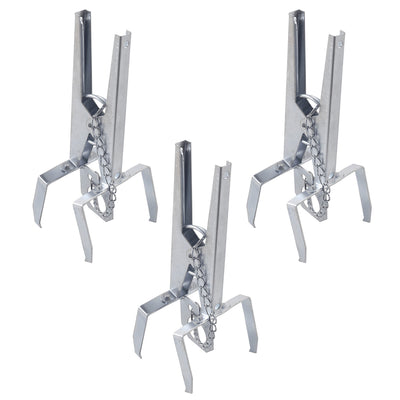 Trampa metálica antiparasitaria - estrecha, anchura: 7,5 cm, material: acero galvanizado, 3 piezas