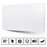 Calefactor por infrarrojos Cronos, 800 W, superficie mate, ultrafino, Carbon P800