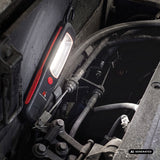 Lámpara de taller COB LED Maclean, imán, gancho, 3 pilas AA, MCE03 + 3 pilas Varta Industrial LR6/AA R-06