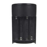 Dispensador automático Promedix, contenedor dispensador para jabones líquidos, líquidos desinfectantes, 300ml, negro, PR-540 B + 4 pilas AA Varta Industrial