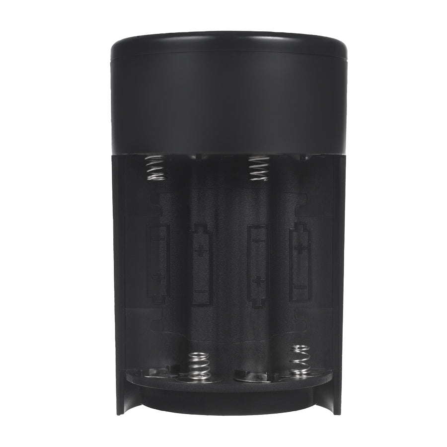Dispensador automático Promedix, contenedor dispensador para jabones líquidos, líquidos desinfectantes, 300ml, negro, PR-540 B + 4 pilas AA Varta Industrial
