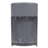 Dispensador automático Promedix, contenedor dispensador para jabones líquidos, líquidos desinfectantes, 300ml, gris, PR-540 GR + 4 pilas Varta Industrial AA