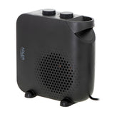 Termoventilador Adler, 2 niveles de potencia, máx. 2000 W, termostato, negro, AD 7725