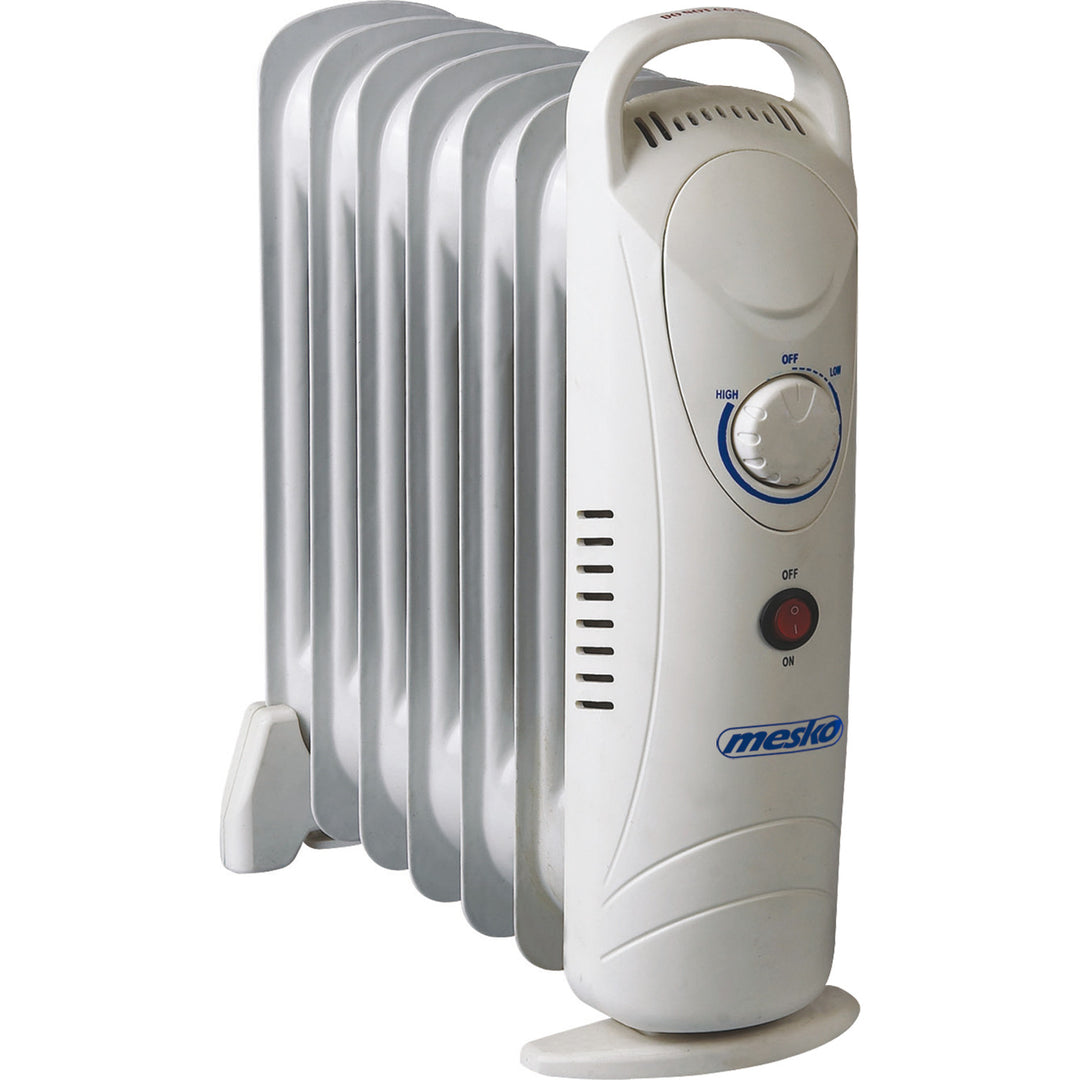 Calentador de aceite Mesko, 7 costillas, 800W, control de temperatura, gris, MS 7804
