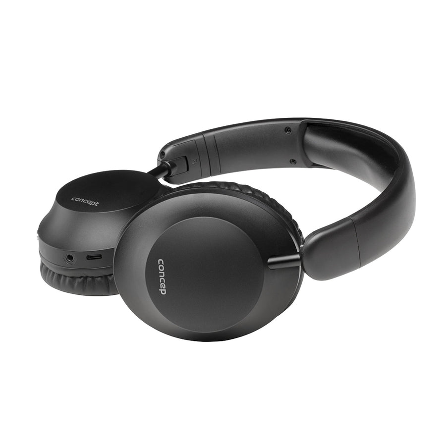 Auriculares intrauditivos inalámbricos Concept SoundJoy, hasta 45 horas de reproducción, Bluetooth 6.0, carga rápida, cancelación activa del ruido hasta 18 dB, negro, HS4080