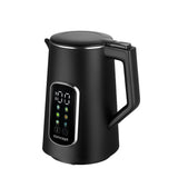 Concept RK3385 Hervidor eléctrico, 1,7L, control de temperatura, pantalla LED, superficie Cool touch, indicador de nivel de agua