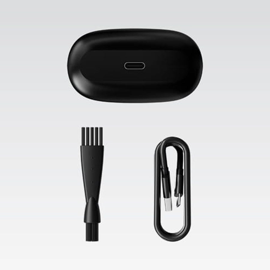 Afeitadora eléctrica Maestro, 2 cabezales, carga USB C, autonomía de hasta 60 minutos, fácil limpieza, MR-671