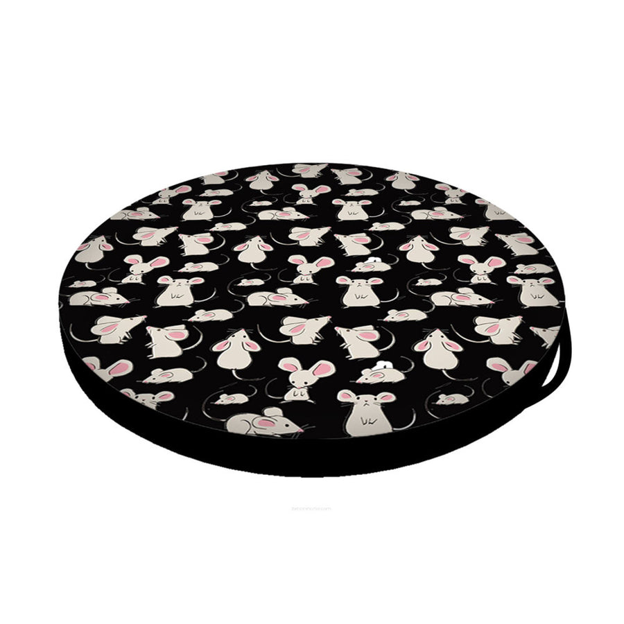 Cama / colchón para gatos Bertoni, de espuma elástica, diámetro 55 cm, diseño Ratón, Anillo