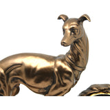 Figurita de perro, Cuadro, Reloj, Escultura decorativa de bronce, Reina Isabel