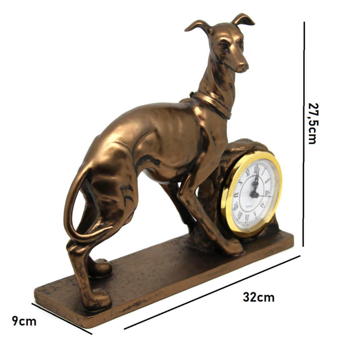 Figurita de perro, Cuadro, Reloj, Escultura decorativa de bronce, Reina Isabel