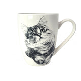 Taza de porcelana Reina Isabel, gato siberiano, 350ml, Q1-05201