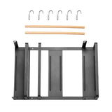 Estante magnético Maclean para frigorífico/lavadora, negro, 12 kg máx., MC-910, 4 piezas