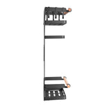 Estante magnético Maclean para frigorífico/lavadora, negro, 12 kg máx., MC-910, 4 piezas