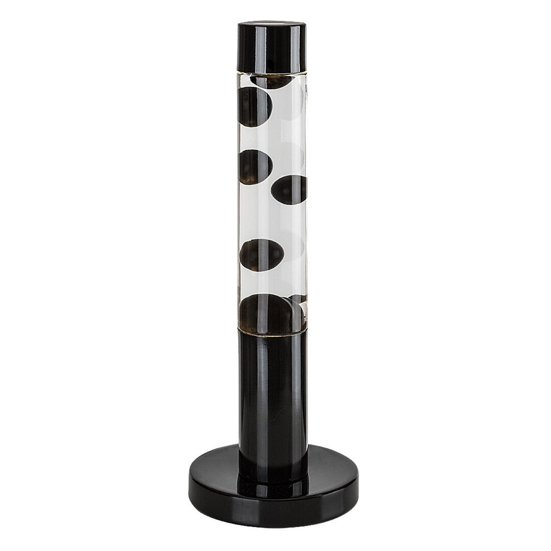 Lámpara de lava LED Rabalux, potencia 25 W, 3000 K, cera negra, Lavastic