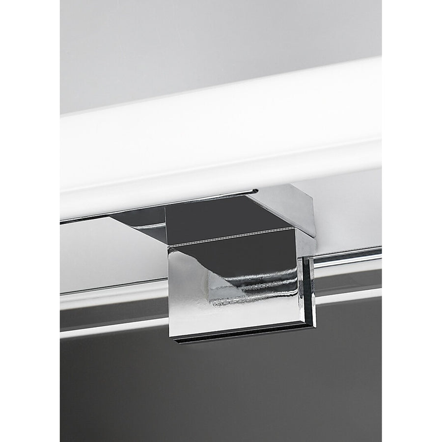 Lámpara de baño Rabalux, potencia 9 W, blanco natural 4000 K, IP44, cromada, Oliro
