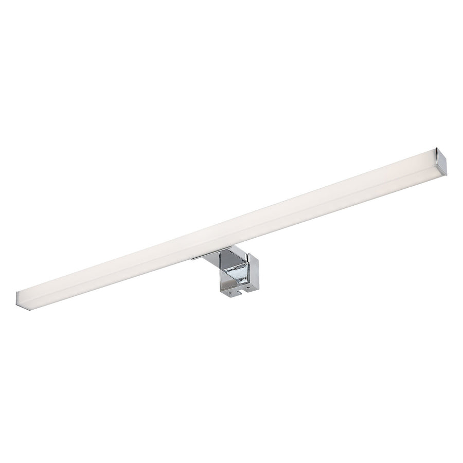 Lámpara de baño Rabalux, potencia 9 W, blanco natural 4000 K, IP44, cromada, Oliro