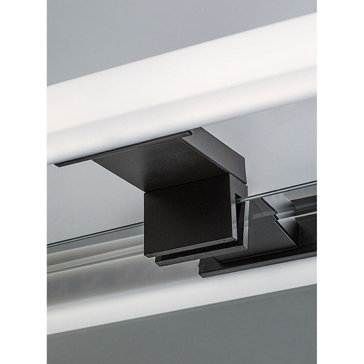 Rabalux lámpara de baño, potencia 9W, blanco natural 4000K, IP44. negro, Oliro
