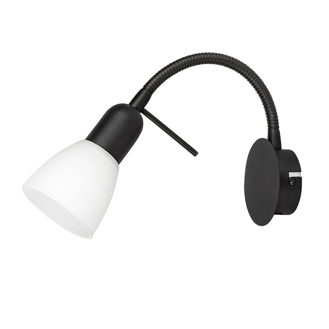 Aplique Rabalux, spot, rosca E14, IP20, negro, Soma