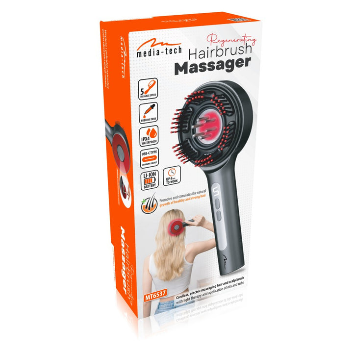 CEPILLO REGENERADOR MASAJADOR DE CABELLO y Cuero Cabelludo MT6537